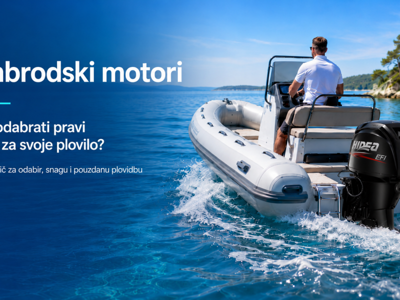Vanbrodski motori – vodič za odabir pravog motora za vaše plovilo